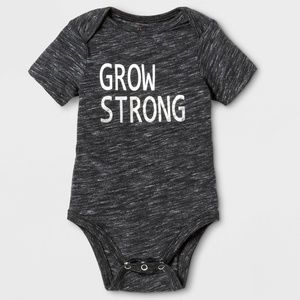Cat & Jack Grow Strong Onesie